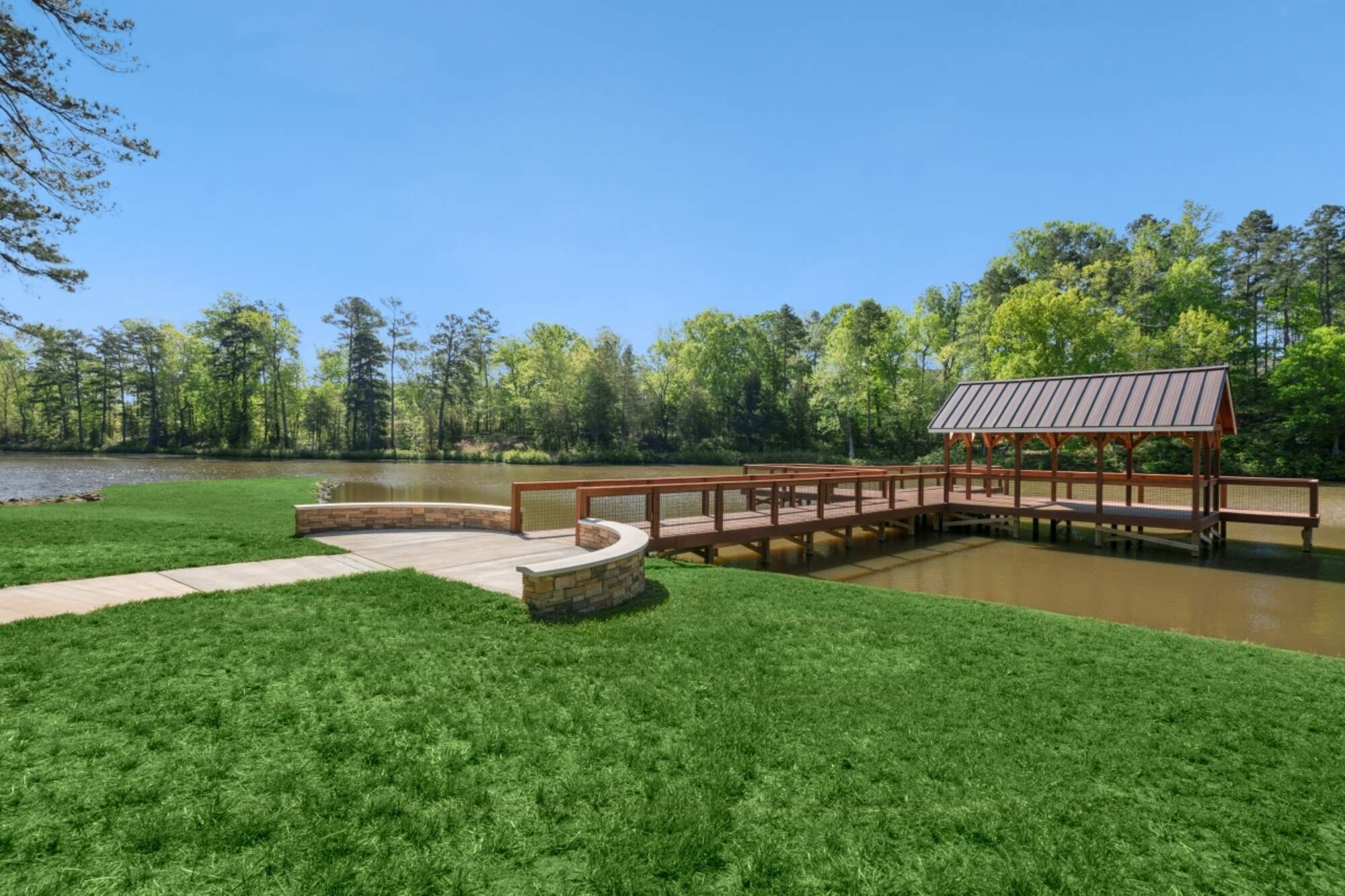 Crystal Lake at Croasdaile Farm in Durham, NC Homes By Dickerson