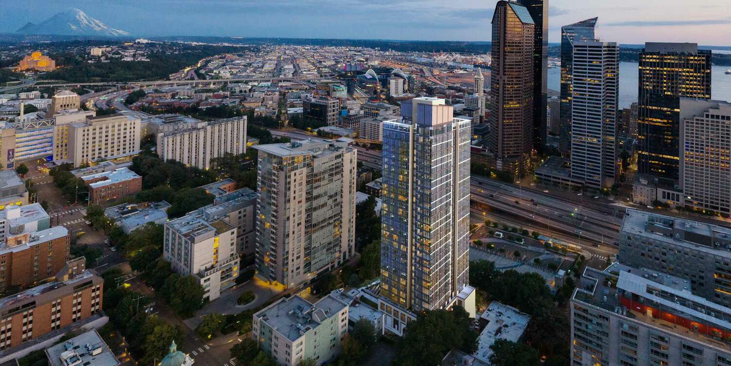 South West aerial view of Graystone