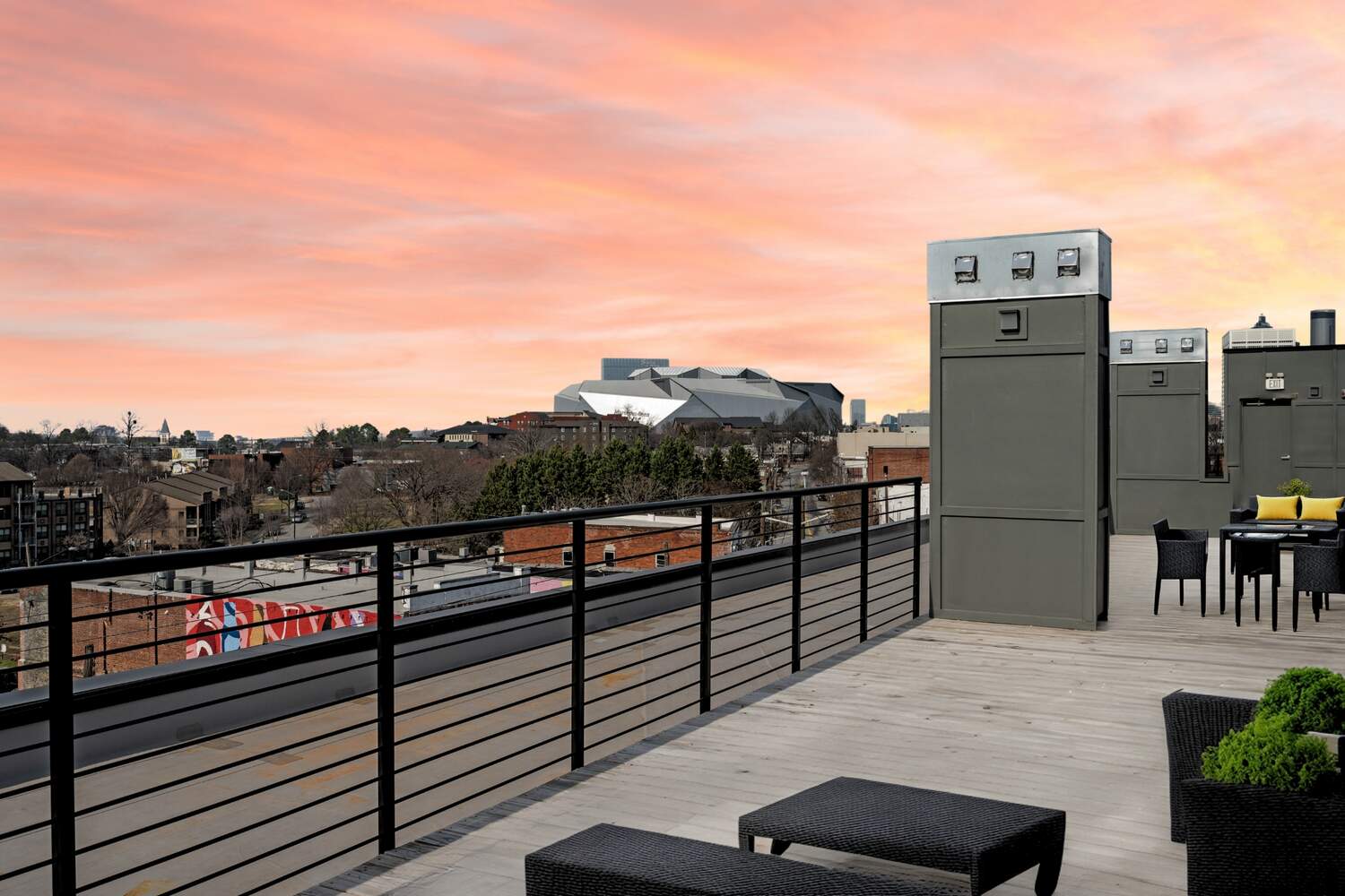 Lyric Lofts Rooftop Terrace